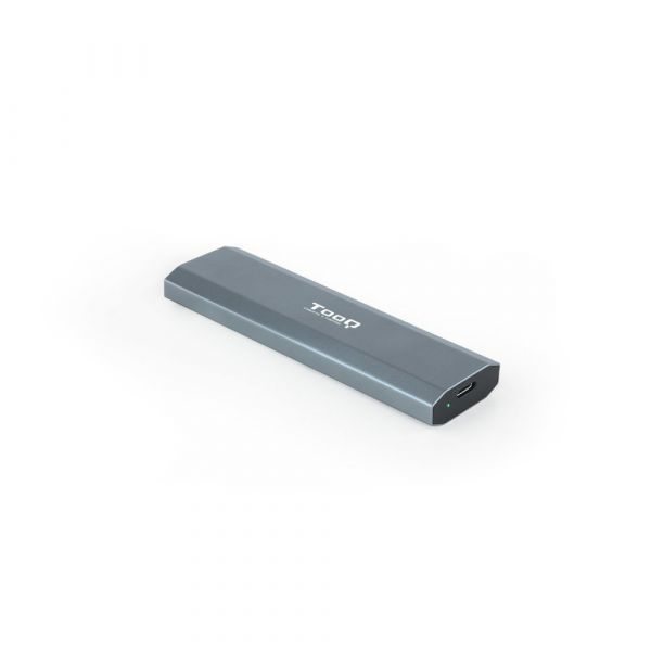 TooQ Caixa Externa TQE-2223G M.2 NGFF/NVMe USB 3.2 Cinzenta
