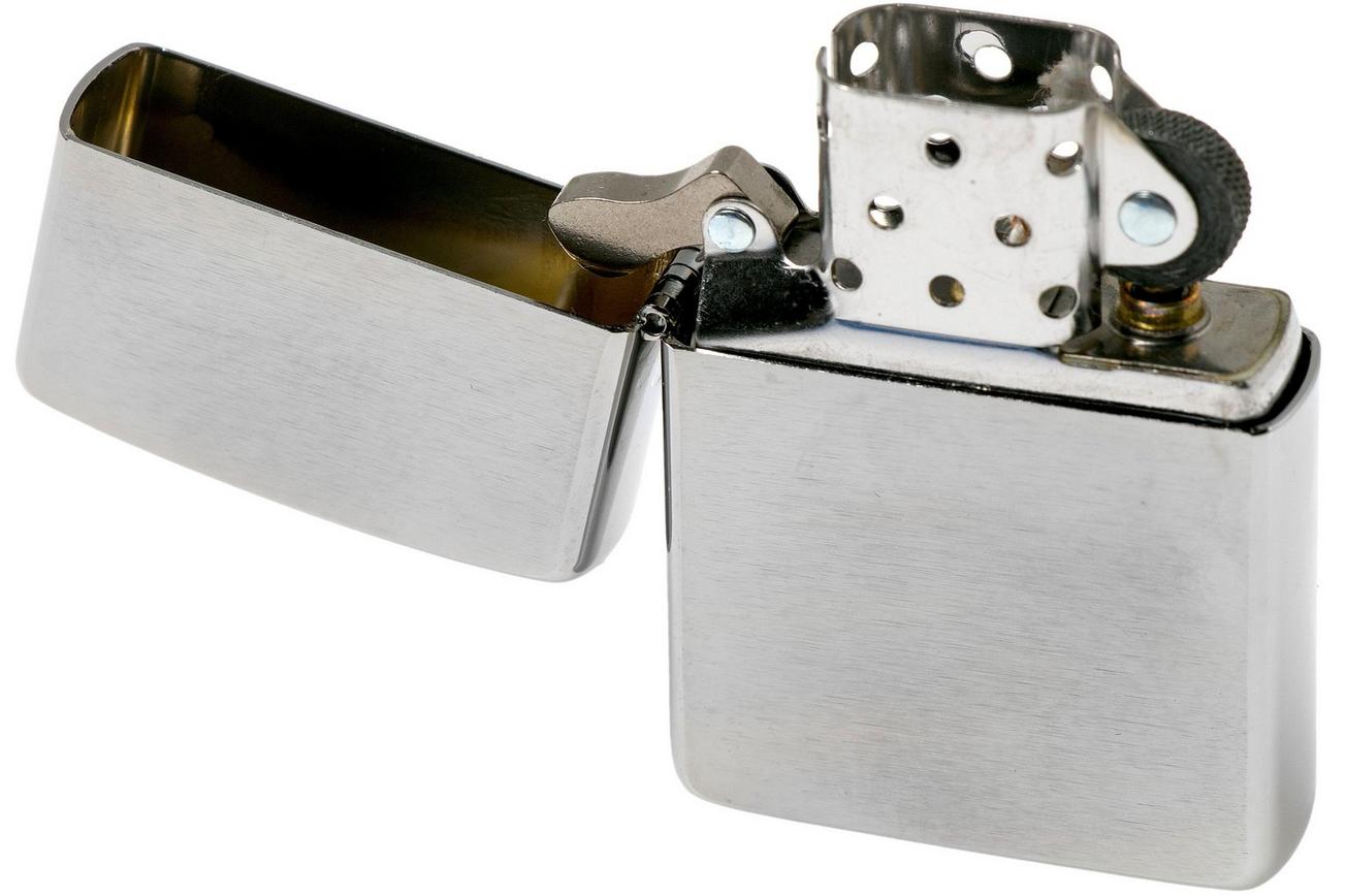Zippo Classic Armor 162-000003, Brushed Chrome, aansteker