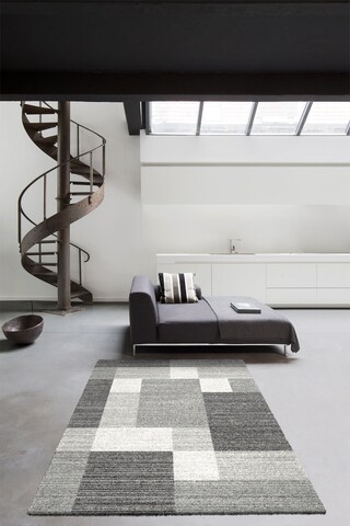 Webteppich MELISANDRO SQUARE 200 x 290 cm anthrazit