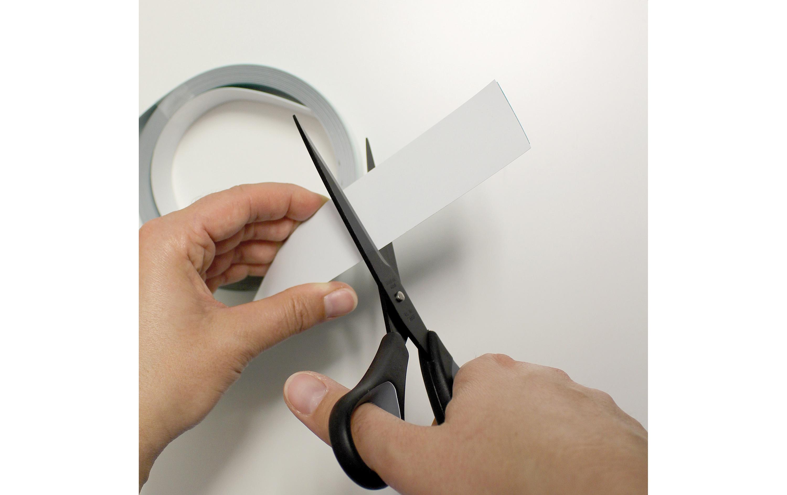 Magnetband 35 mm x 25 m, WeissFerroband