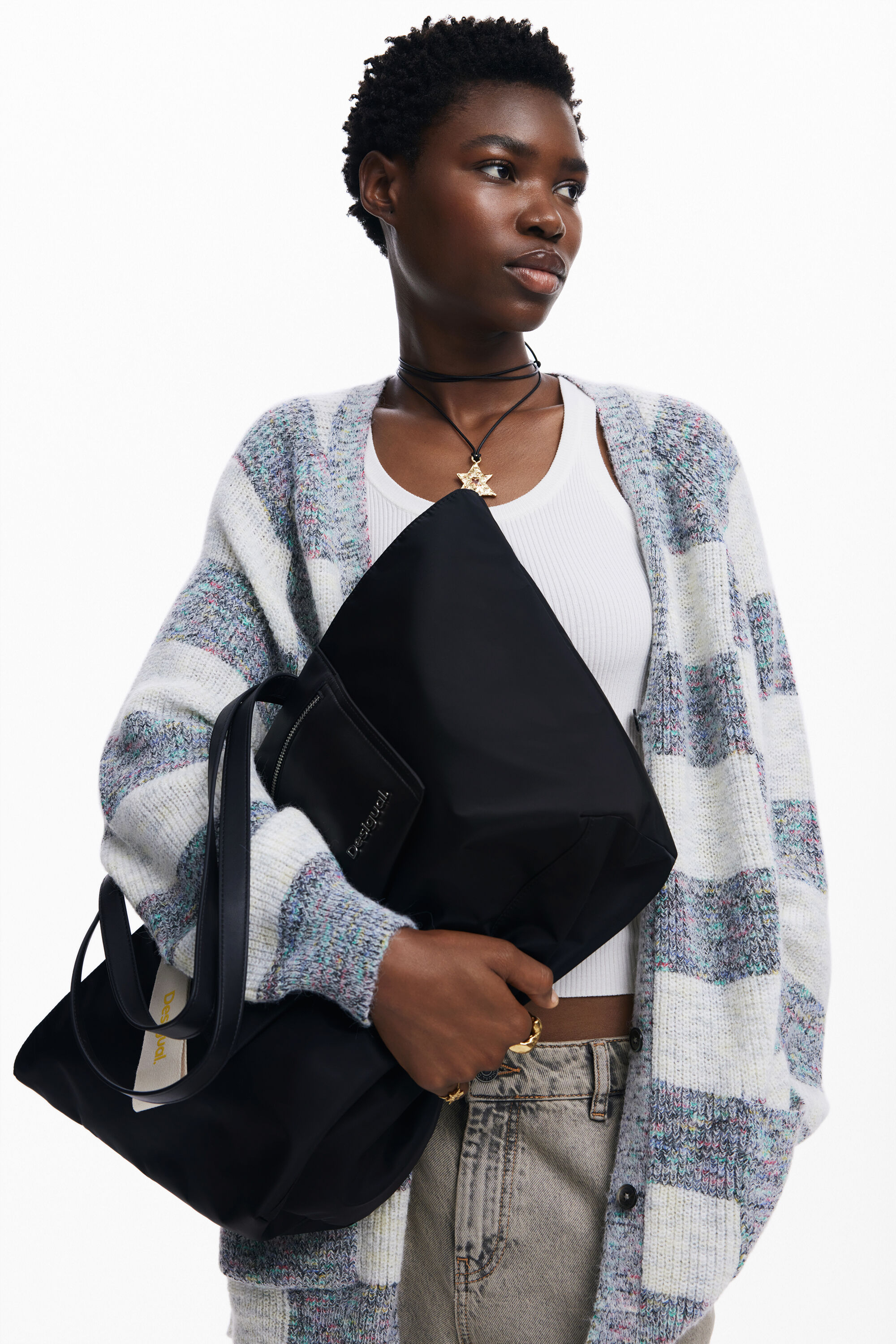 Bolso shopper bolsillo