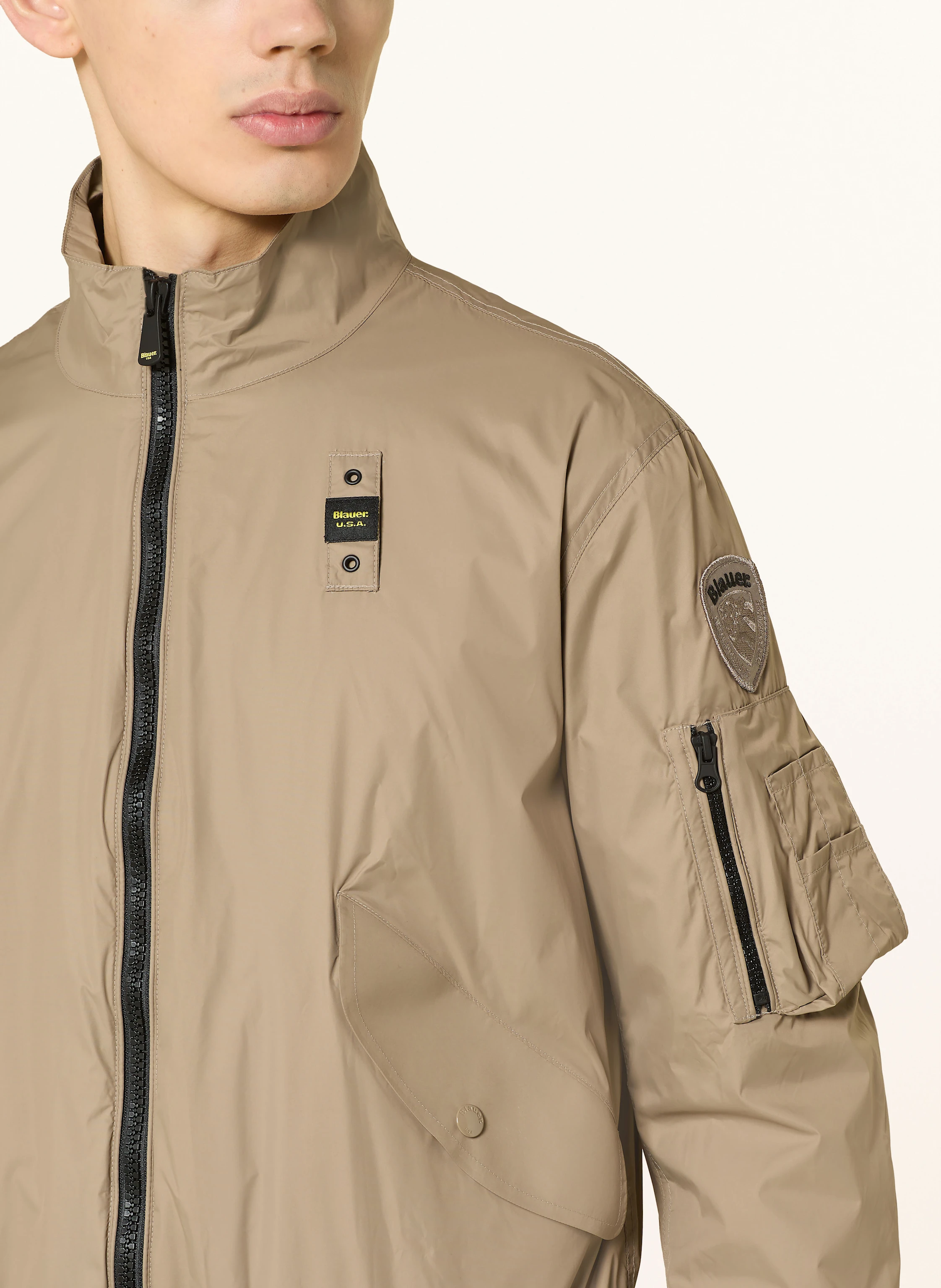 Blauer Blouson BADGER