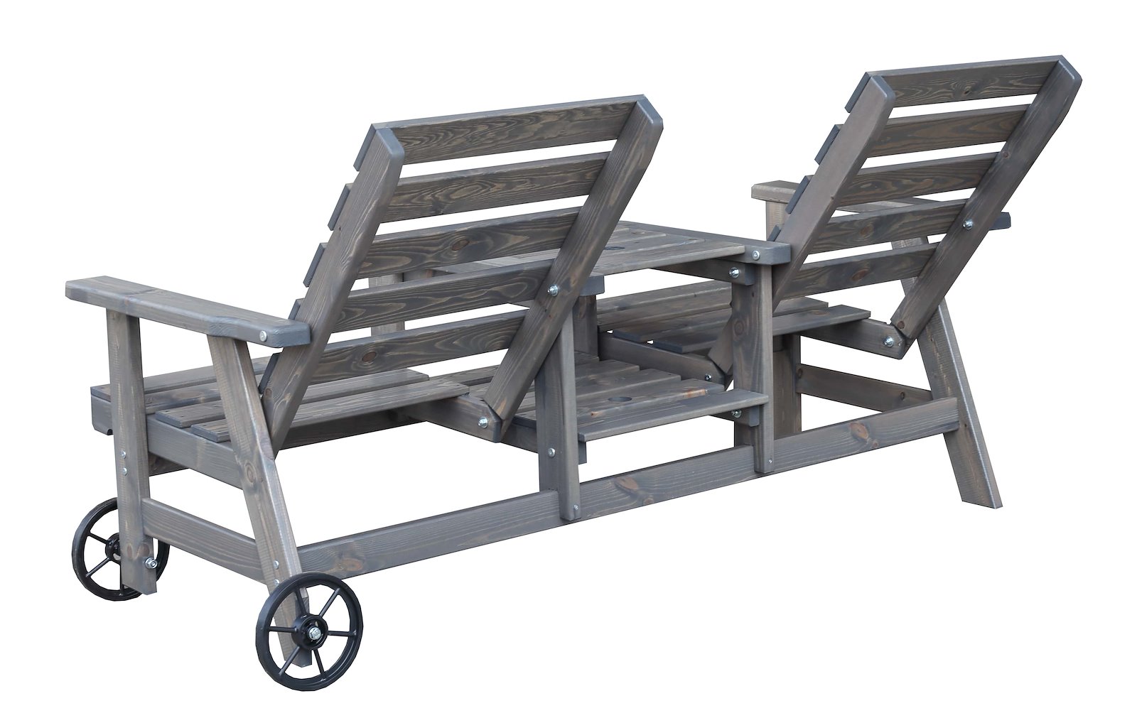 Risør duo sofa Gråbeiset heltre furu