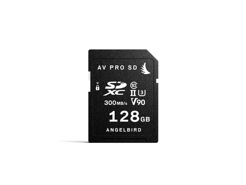 Angelbird SDXC-Karte AV Pro SD V90 Mk2 128 GB Hochauflösende 4K  Videoaufnahmen mit SDXC UHS-II V90 Speicherkarte