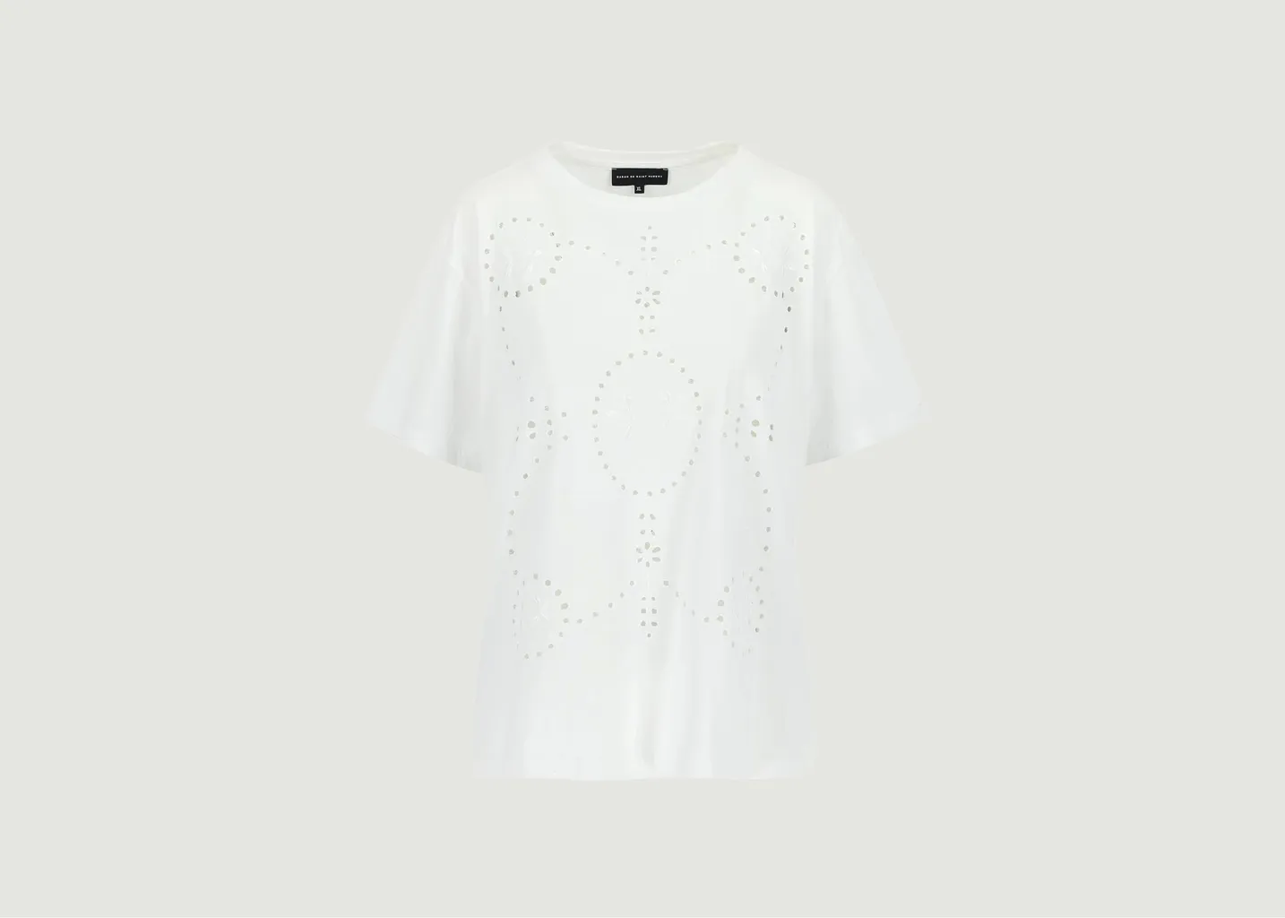 Tee-shirt Daisy brodée Sarah de Saint Hubert
