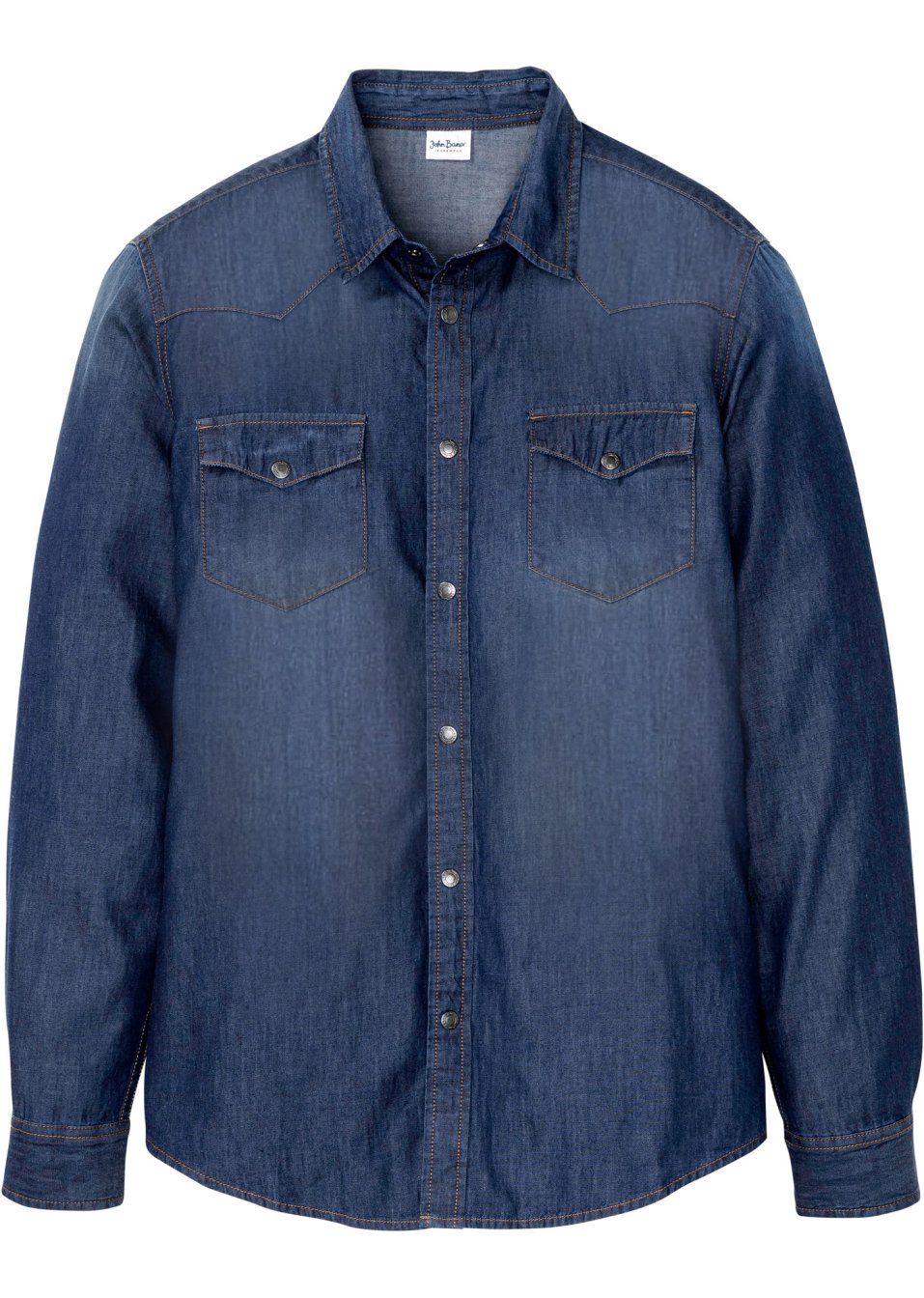 Chemise en jean Slim Fit, manches longues