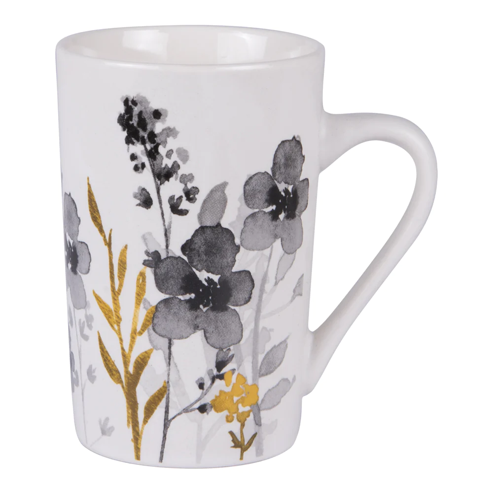 Coffret de 4 mugs Flora 35 cl Table passion