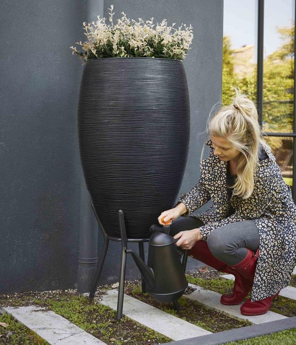 Capi Europe Kunststoff-Regentonne Rib, 130 l