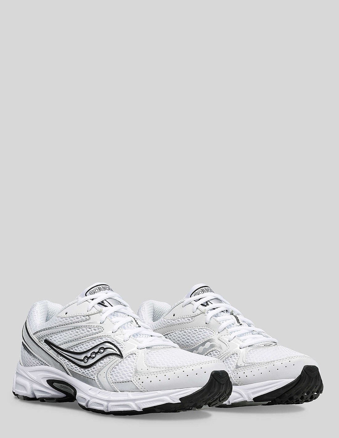 saucony Sneakers Mixte Ride Millennium Blanc/Argent