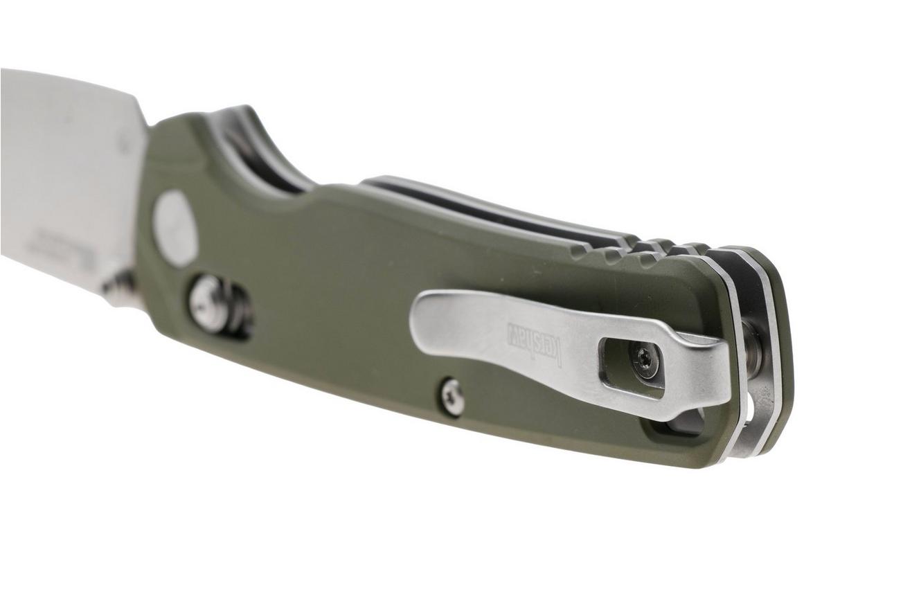 Kershaw Bel Air 6105OLSW, Stonewashed CPM MagnaCut, OD Green Aluminum zakmes
