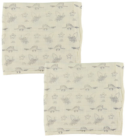 Pippi Spucktücher - 6er-Pack - 65x65 cm - Löwenmaul