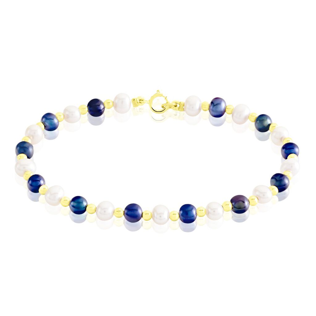 Bracelet Saida Or Jaune Perle De Culture