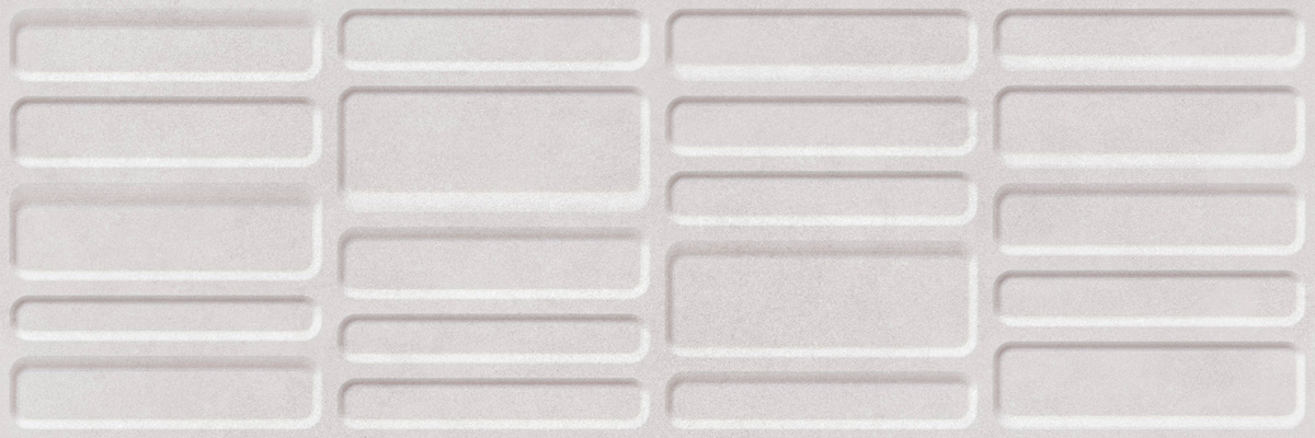 Tegelsample: Jabo Gravity Axel White keramische wandtegel 40x120cm gerectificeerd