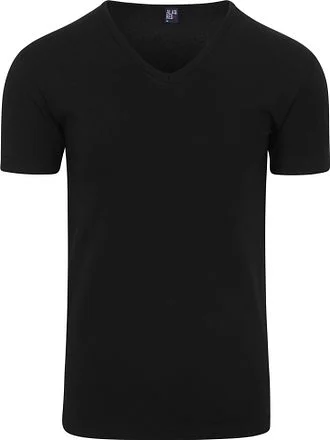Alan Red Oklahoma T-Shirt Stretch Zwart (2-Pack) 6681/2P/99 Oklahoma T-shirt Black kopen