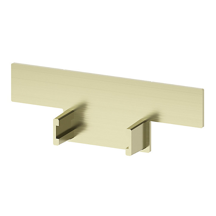 Lot de 2 embouts de rails pour colonne laiton Caraway Innovo GoodHome