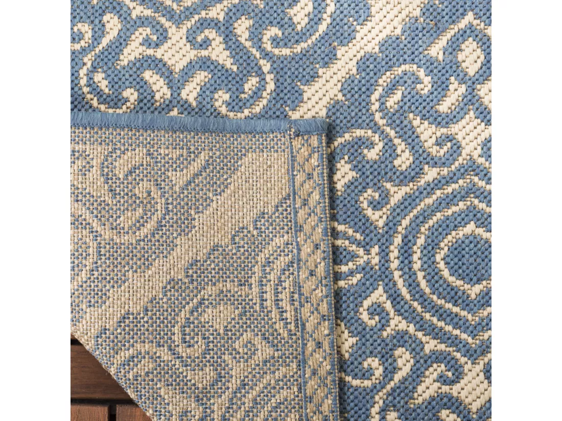 Tapis Cream & Blue 122 X 183 cm - Salina