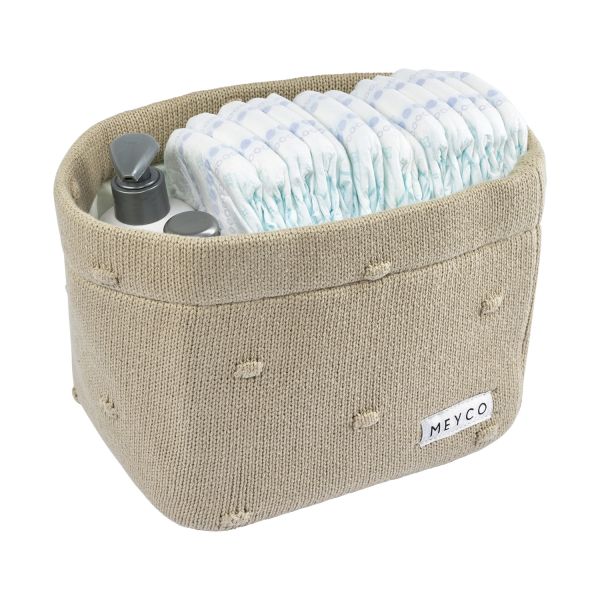 Meyco Mini Knots Commodemandje Medium Sand