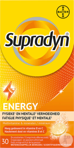 Supradyn Energy Multivitamines 30 Comprimés Effervescents