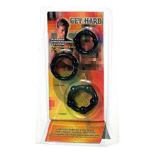 Eros Get Hard Three Rings Black 1ST