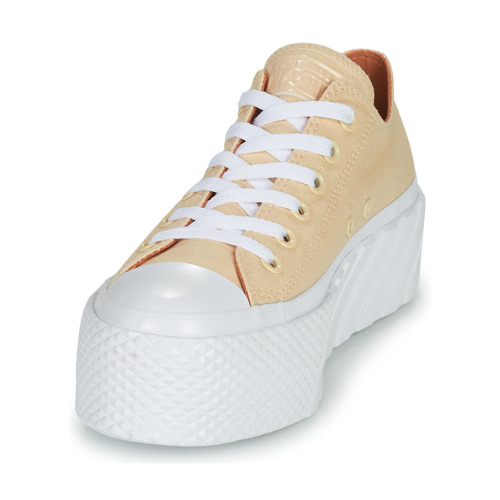 Converse - CHUCK TAYLOR ALL STAR LIFT 2X HYBRID SHINE OX - Jaune