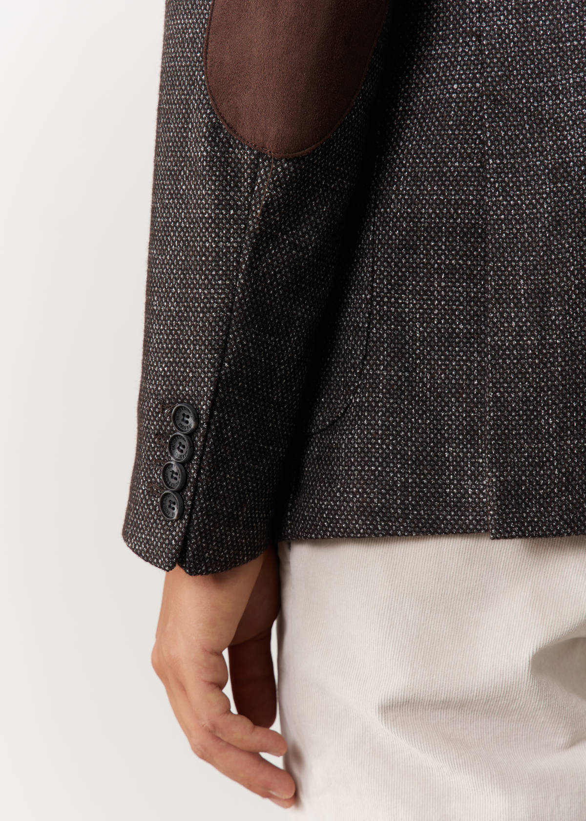 Veste casual Regular unie marron glacé