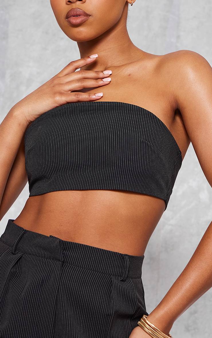 Noir Bandeau À Fines Rayures