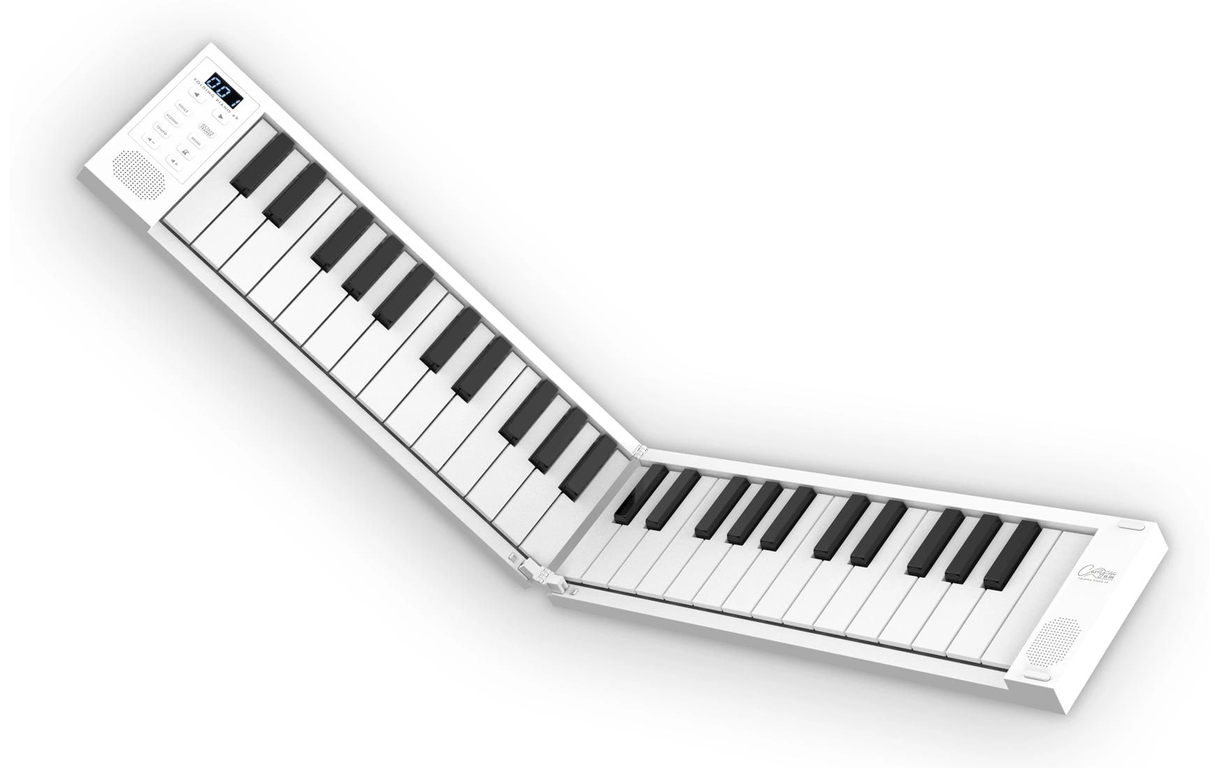 Keyboard Folding Piano 49 WeissFaltbares Keyboard mit 49 Tasten