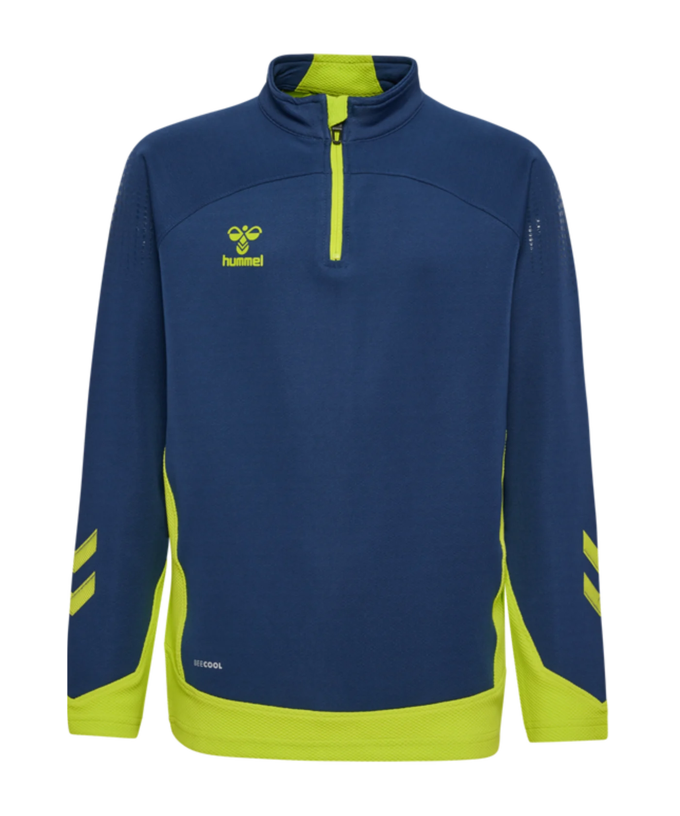 Hummel hmlLEAD HalfZip Sweatshirt Kids Blau F7642