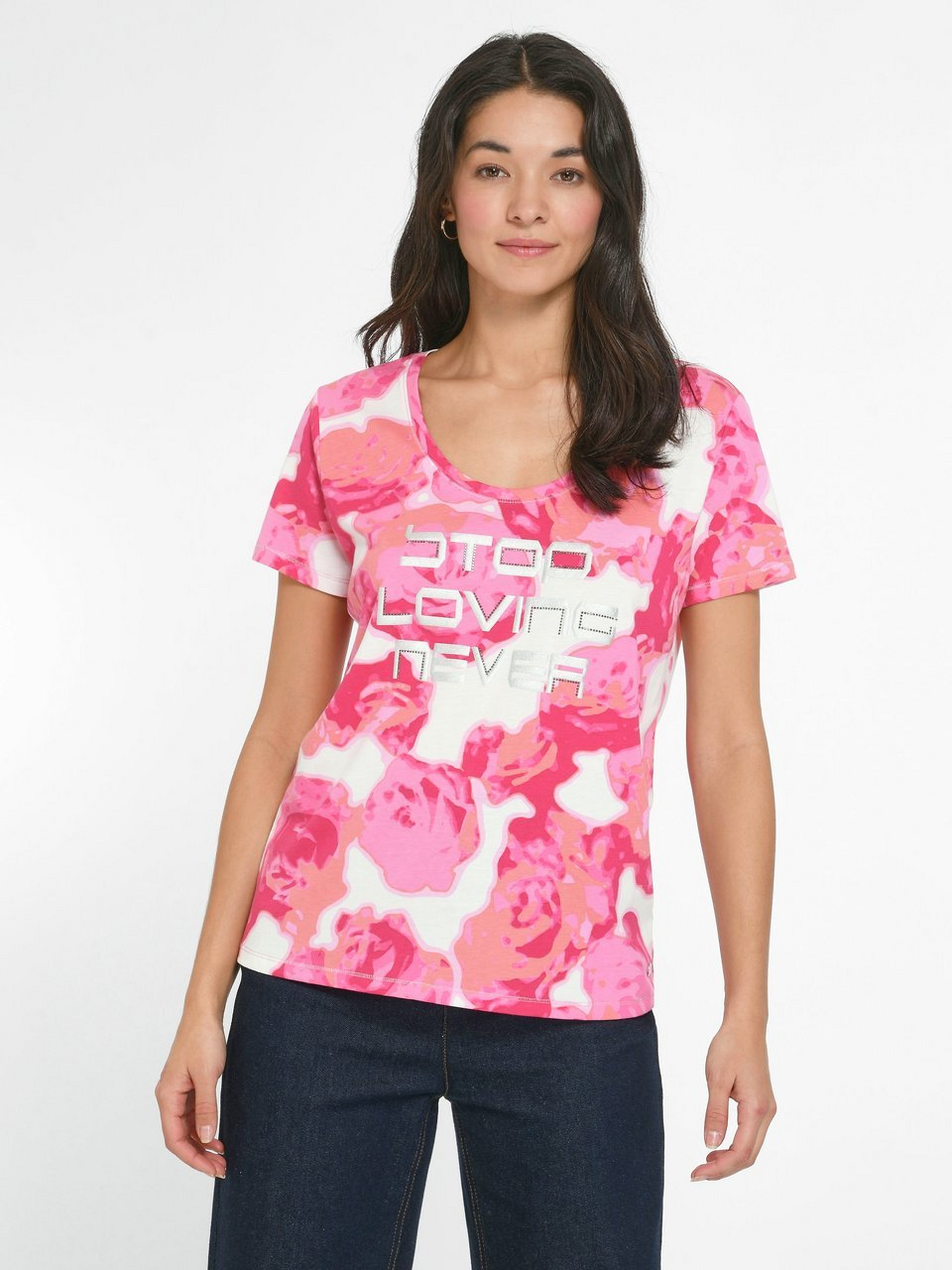 Rundhals-Shirt