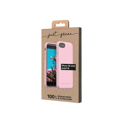 Just Green - coque de protection pour iPhone 6/7/8/SE20 - baby pink