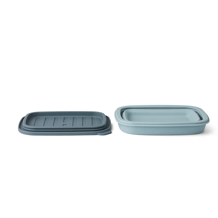 LIEWOOD - Franklin faltbare Lunchbox, sea blue / whale blue
