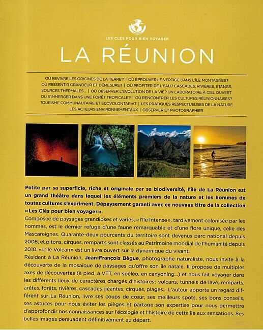 GLENAT - LA REUNION LES CLES POUR BIEN VOYAGER
