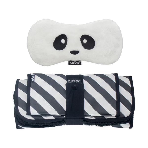 KipKep Woller + Napper Combi‑Set – Panda White