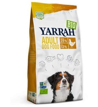 Yarrah Adult Hondenvoer Met Kip Bio Msc (5000 gr)
