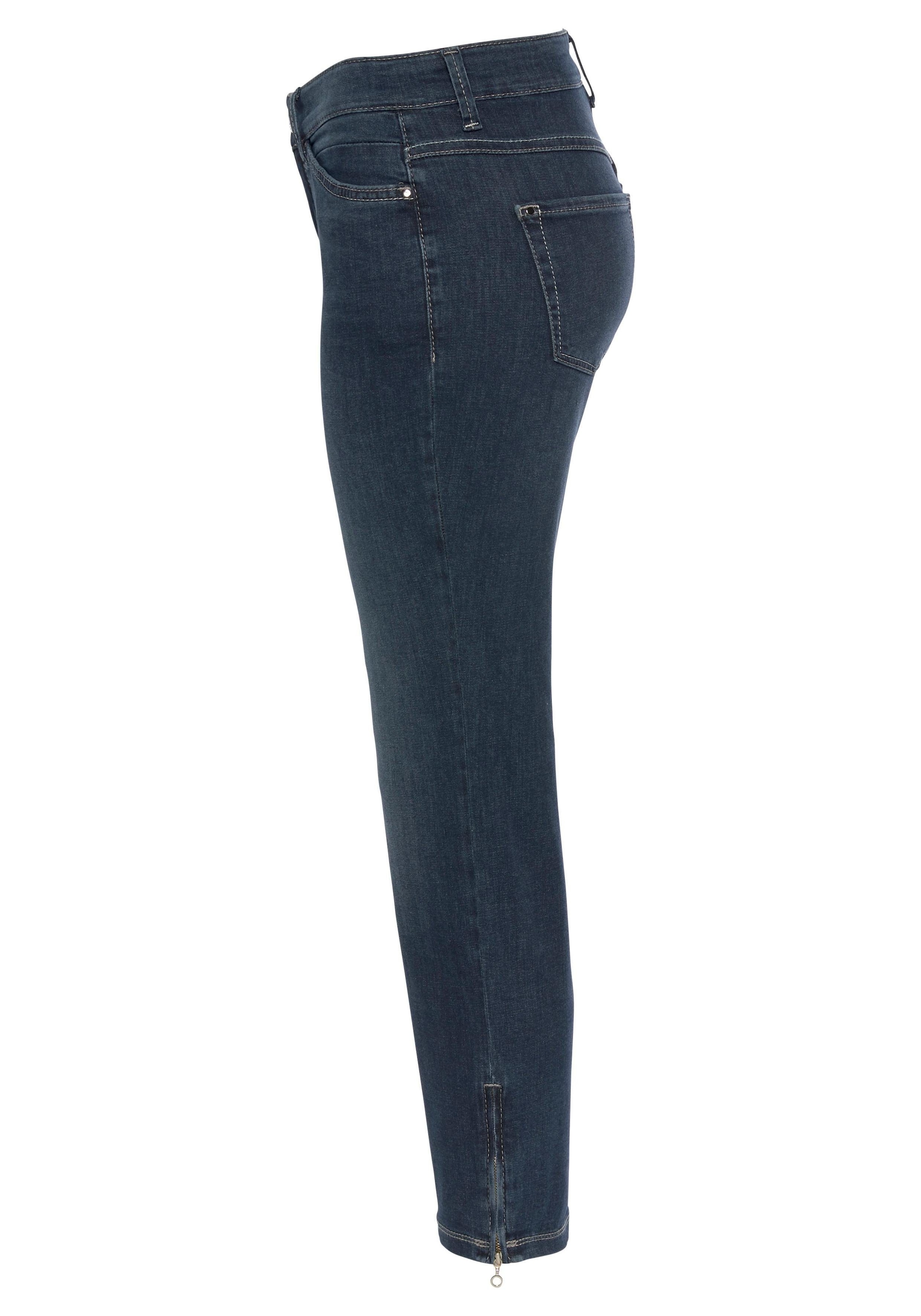 MAC 7/8-Jeans »Dream Chic« verkürzte Form mit Reissverschluss