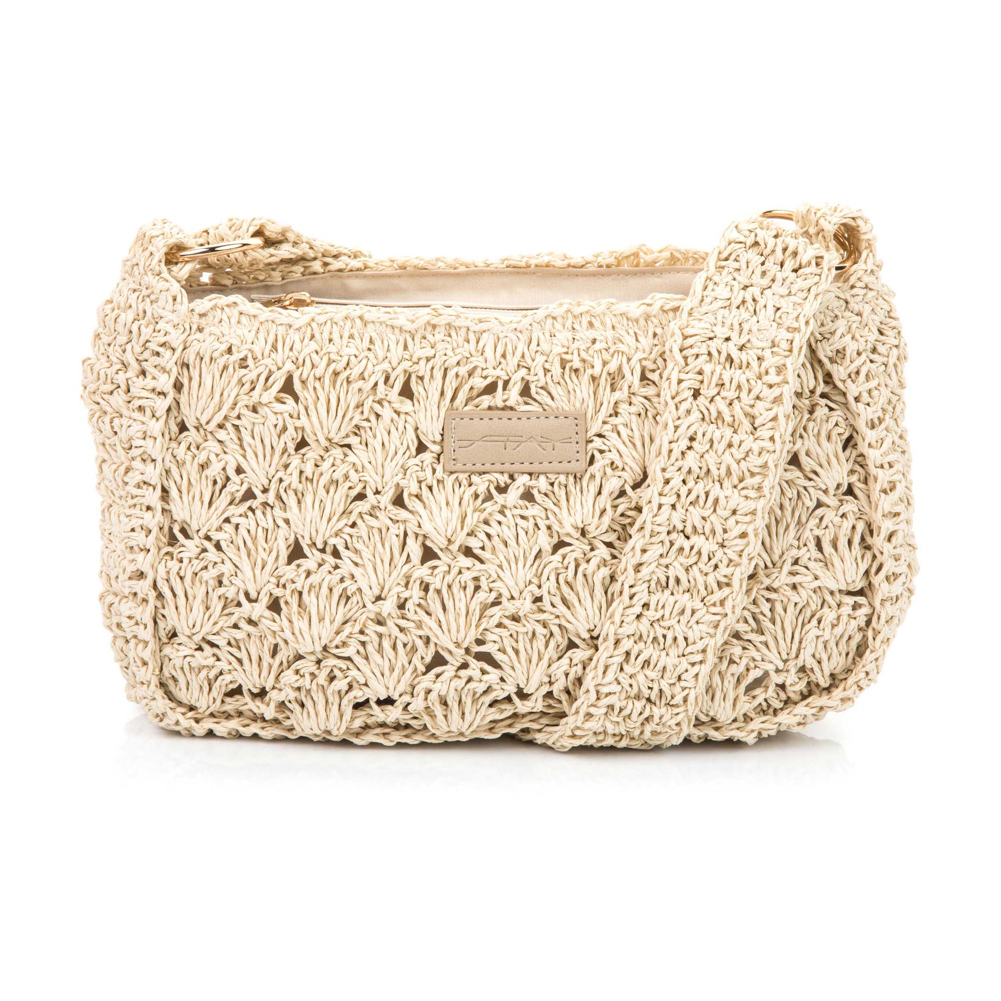 Sac à main beige