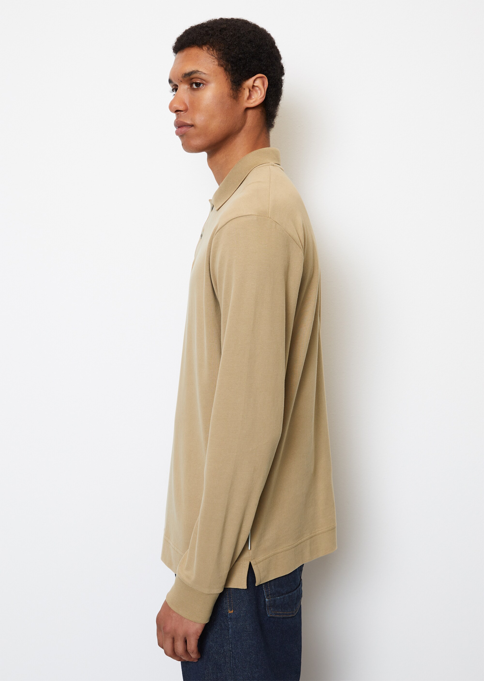 Poloshirt regular aus softem Heavy-Jersey