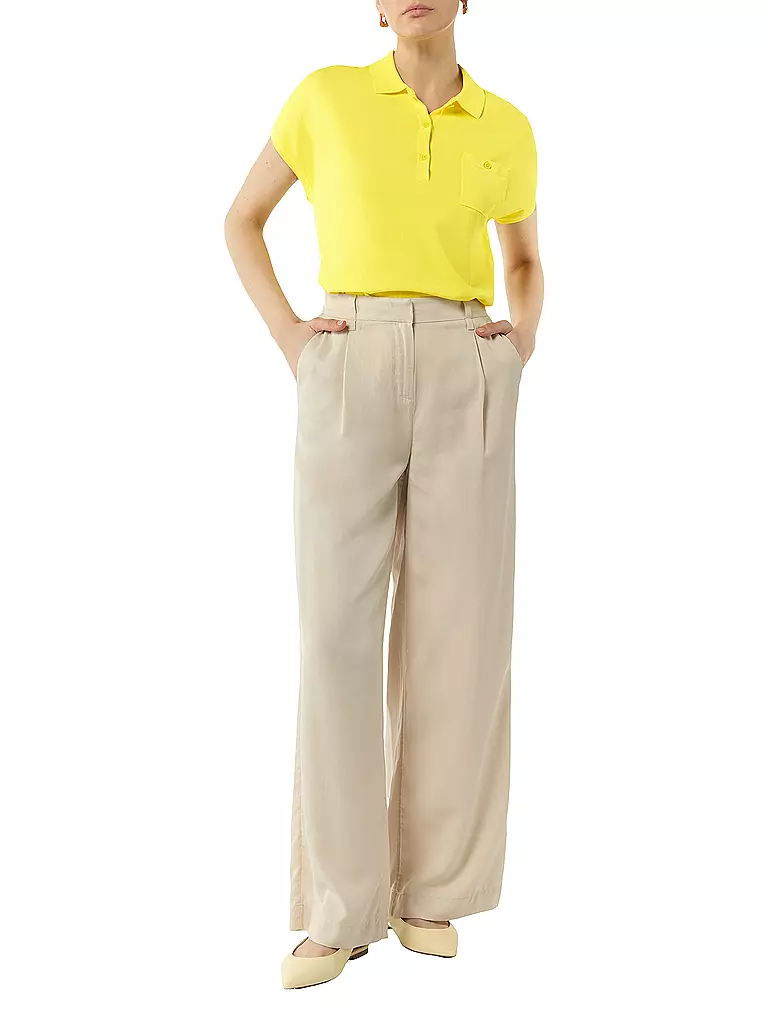 COMMA Poloshirt gelb