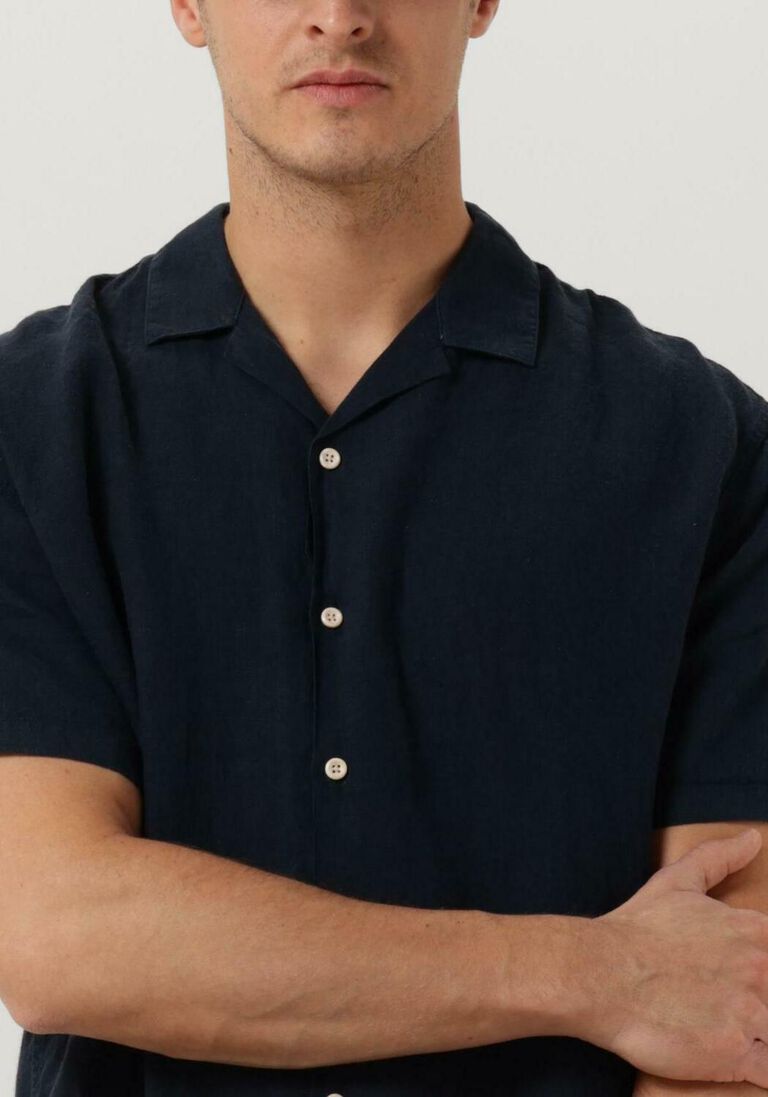 donkerblauwe the goodpeople casual overhemd sun