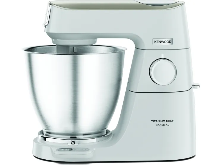 Kenwood Titanium Chef Baker XL KVL65.001WH - Køkkenmaskine - 1200 W - hvid/champagnecreme