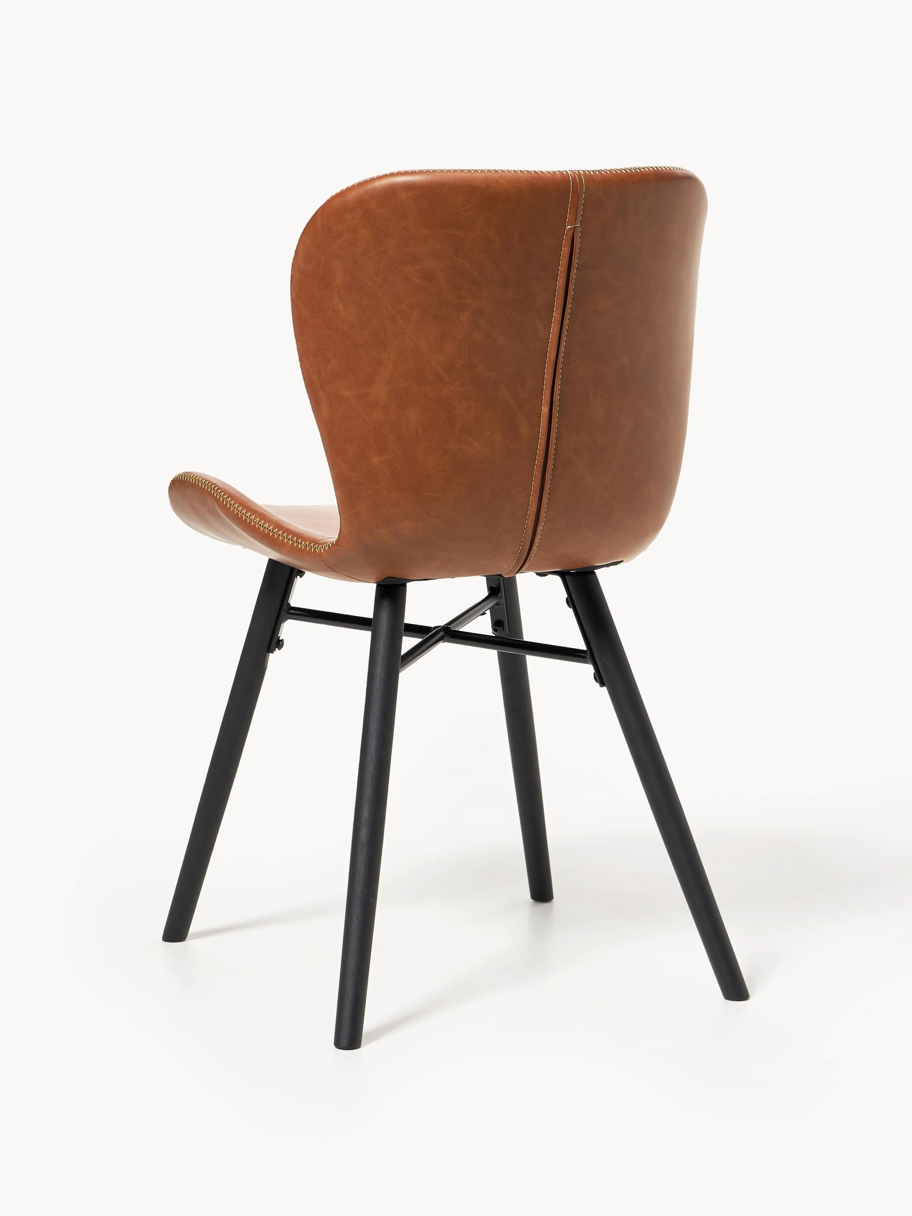 Kunstleren stoelen Batilda, 2 stuks