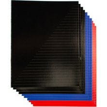 Cahier, A4, quadrillé 10 mm, assorti