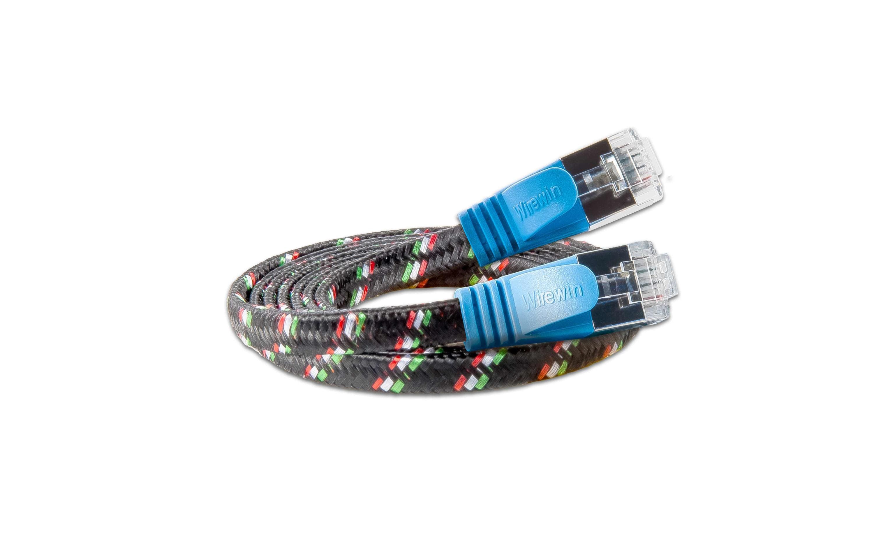 Slimpatchkabel RJ-45 - RJ-45, Cat 6, STP, 3 m, BlauRobustes, geschirmtes Twisted-Pair-Kabel (STP) mit Klinkenschutz