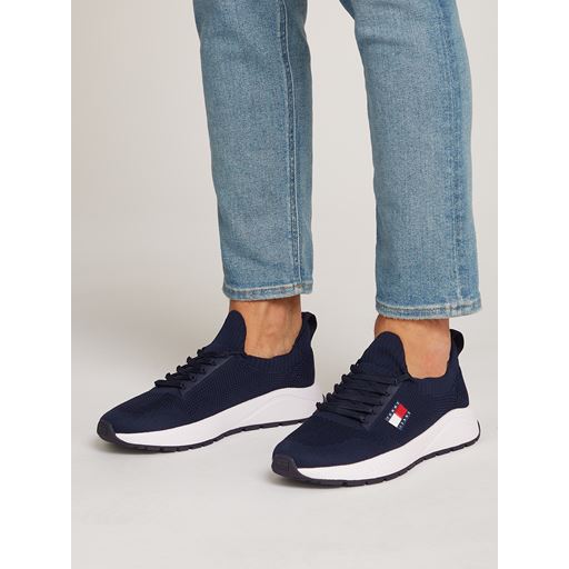 Tommy Hilfiger Runner Knitted Sneakers, Dark Night Navy, 44