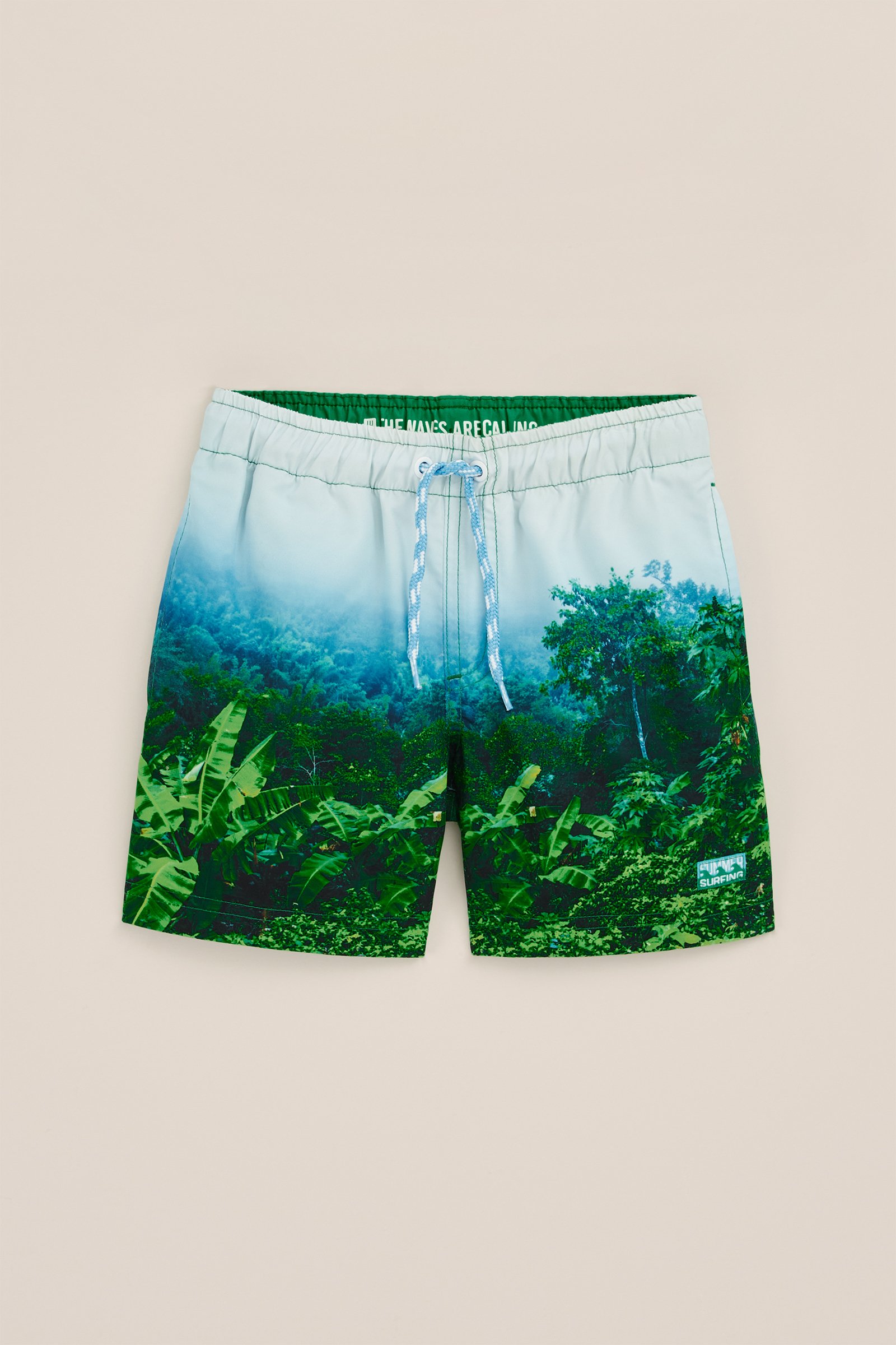 Jongens zwemshort met dessin WE Fashion Groen