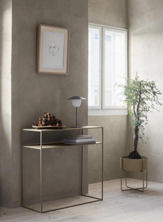 Blomus Fera sidetable console tafel zwart