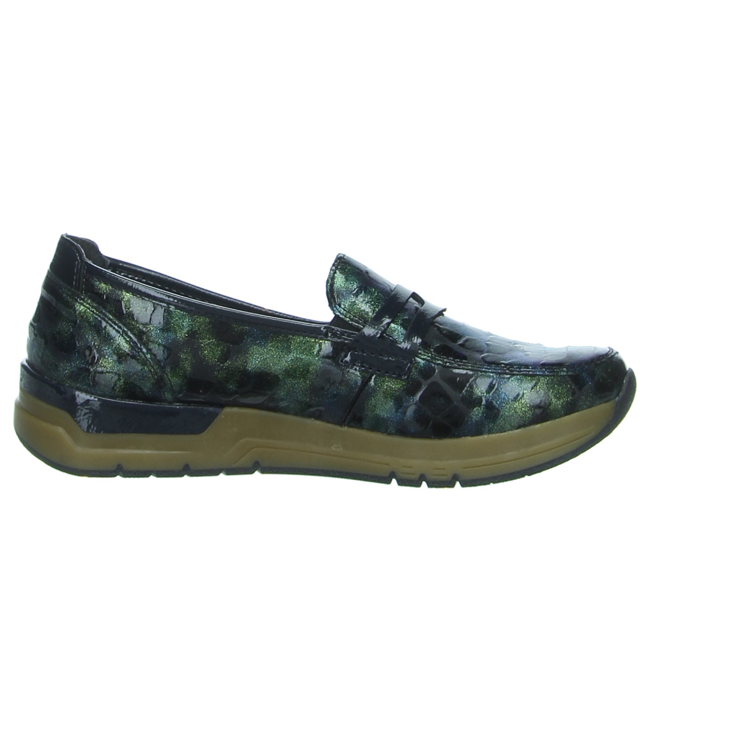 Rieker Slipper grün kombi. grün