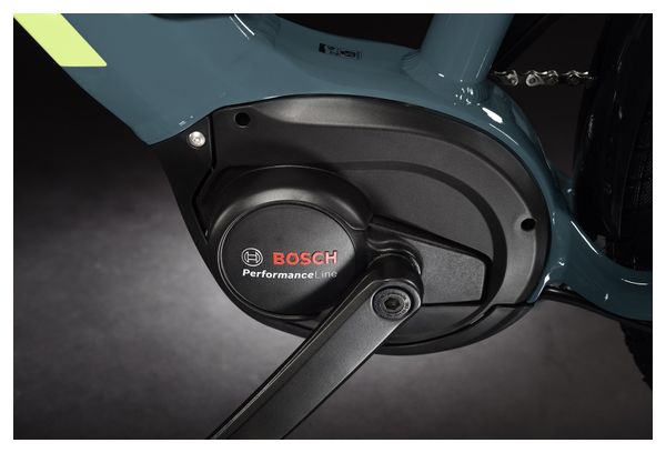 VTC Électrique Haibike Trekking 5 i500Wh Shimano Alivio M3100 9V Bleu / Jaune Canary 2022