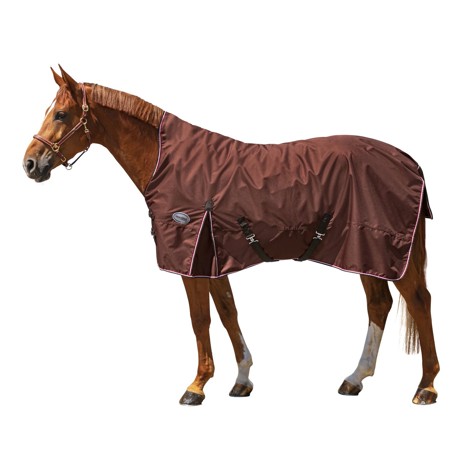Horse-friends Outdoordecke Hamburg High Neck Fleece - chocolate