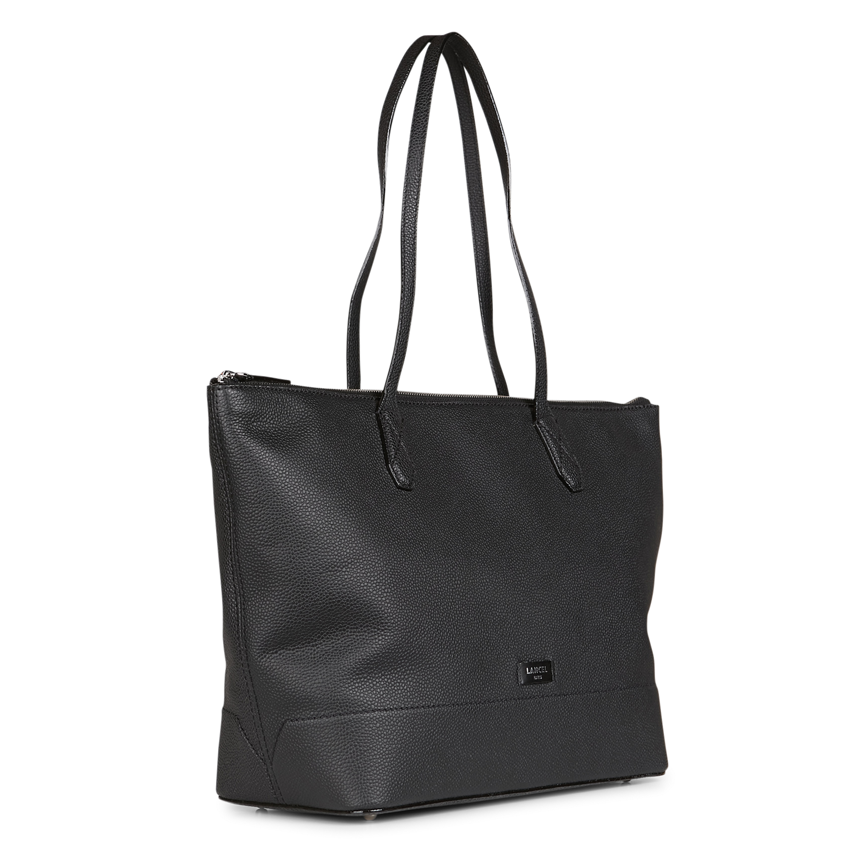 NINON - Sac cabas en cuir grainé| Noir